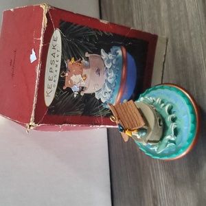 Vintage Hallmark Noah's Ark Ornament from 1996 Jolly Wollys Ark